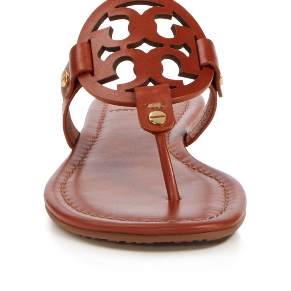 Tory Burch Vintage Vachetta Leather Flip Flops - Picture 5 of 5